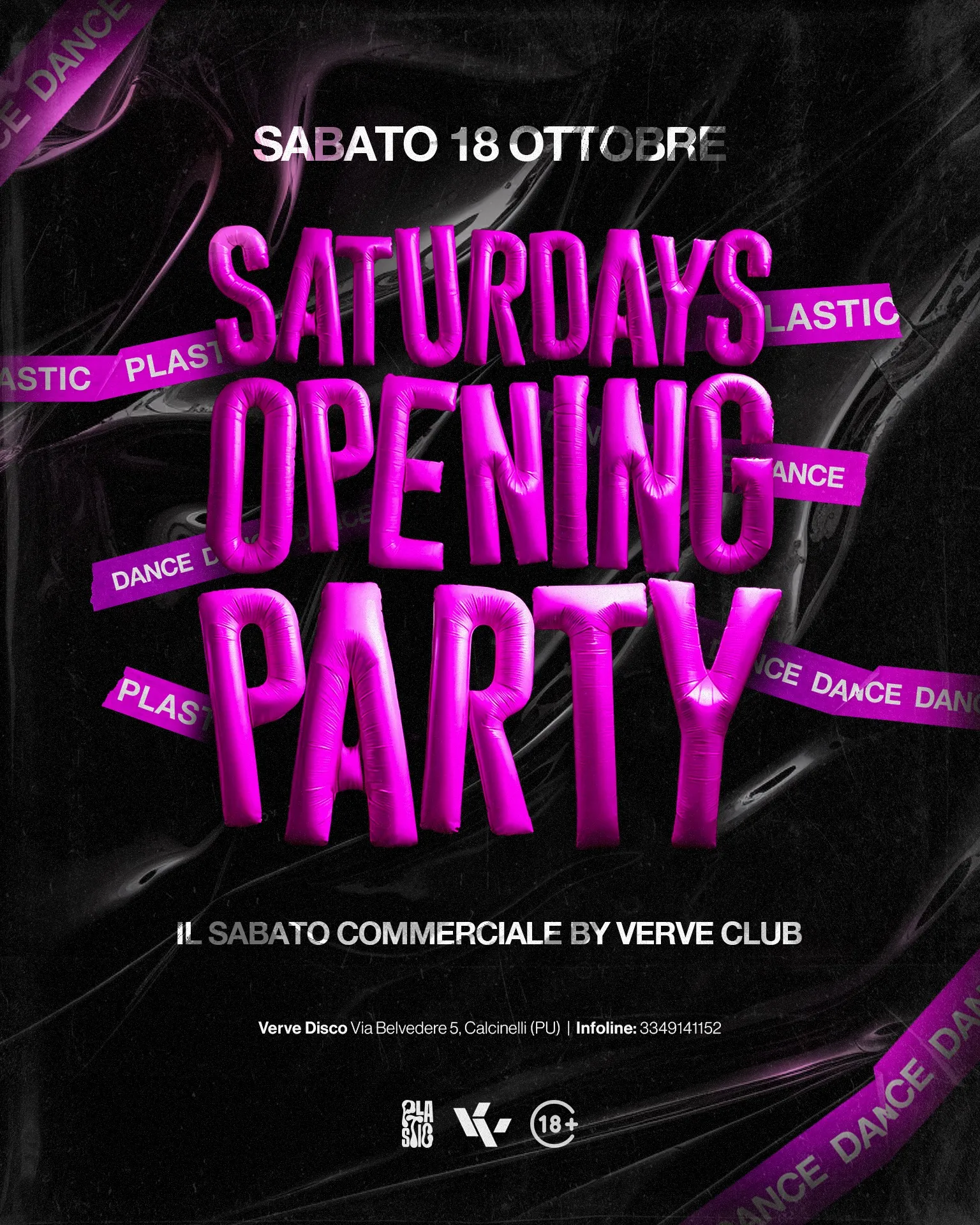 PLASTIC SATURDAY OPENING PARTY – MAIN ROOM